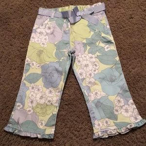 NWOTs Vintage Gymboree Petit Four floral capris Sz 6